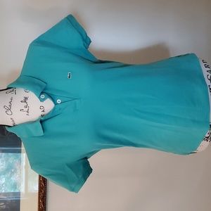 Vintage Lacoste turquoise polo